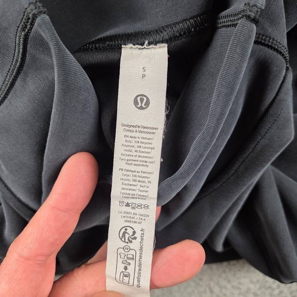 Lululemon Softstreme Funnel Neck Long Pullover Womens S/P Gray - Picture 6 of 9